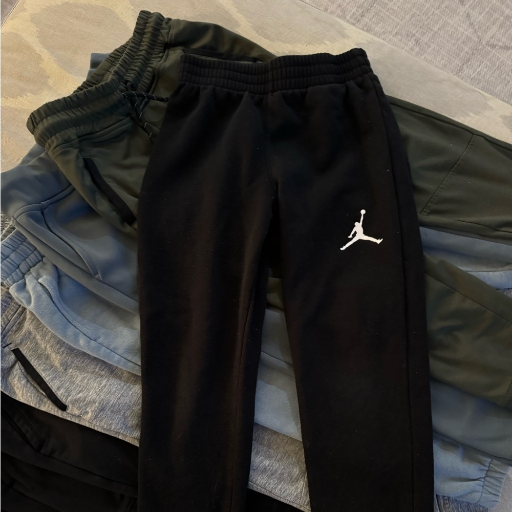 Runway (Stitch fix kids brand) joggers (7 pairs), 1 Jordan sweat pant